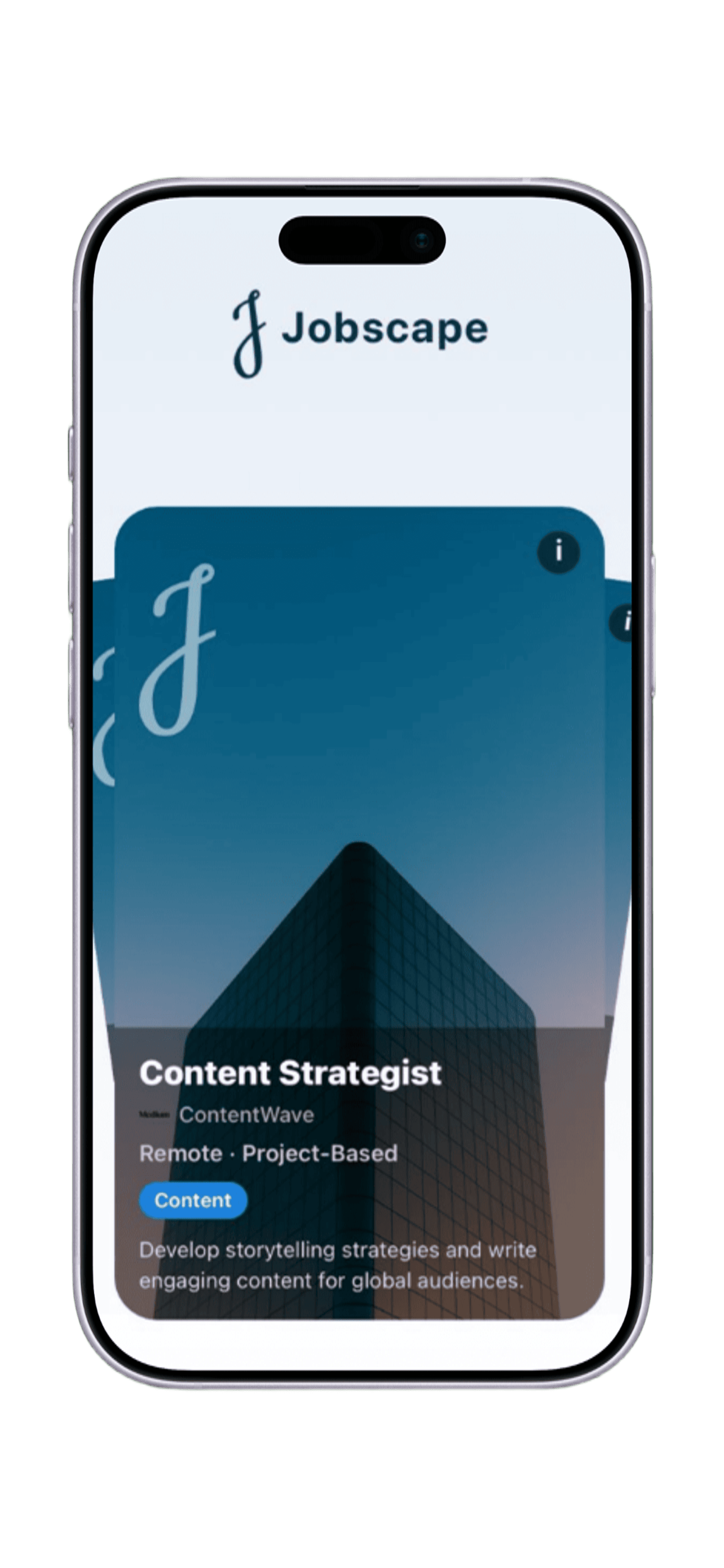 Jobscape App UI Showcase